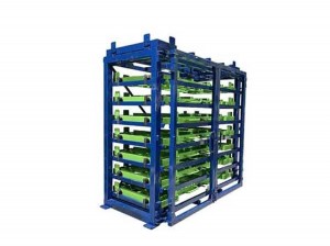 Roll Out Sheet Metal Storage Rack