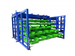 Roll Out Sheet Metal Storage Rack