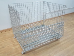 Collapsible Wire Mesh Containers for Bulk Storage